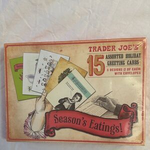Trader Joe's Holiday Greeting Cards Set of 15